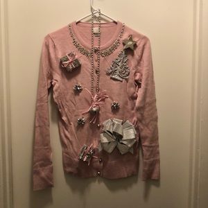 Ugly Christmas sweater with  Necklace